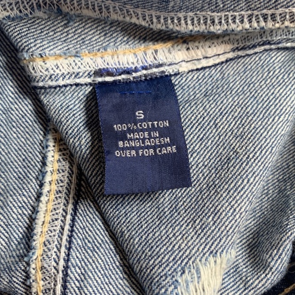 Amethyst Jeans Vintage Wash Cropped Denim Vest‎ - Picture 7 of 8